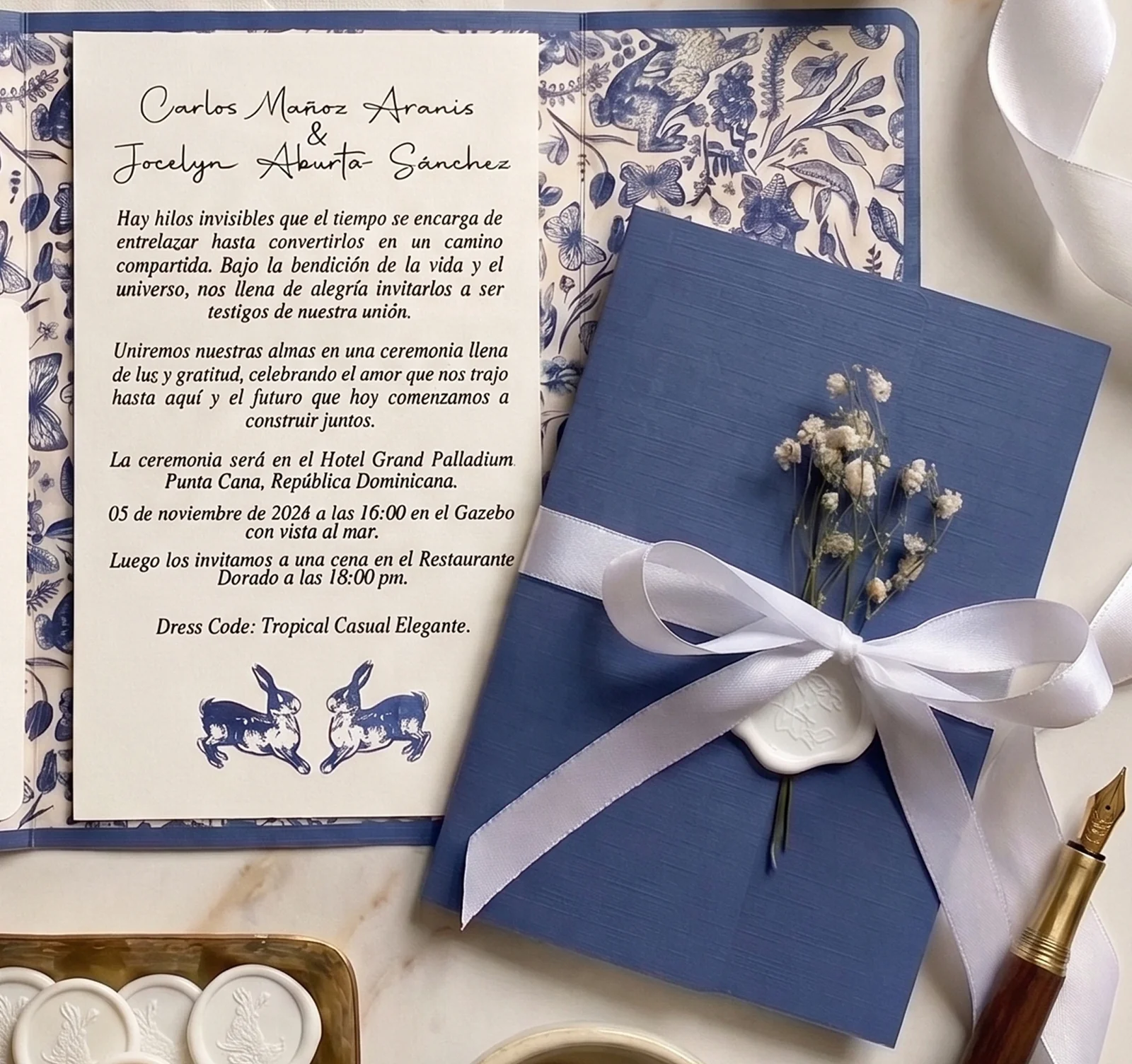 Tarjetas de matrimonio — Papelería